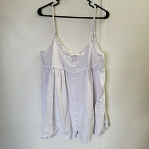 Victoria's Secret Cotton Nightgown Country Plaid Print Size XL